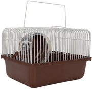 Casa per Hamster Portatile - Casa di Gioco per Hamster - Giocattolo per Hamster - Ossigenatore per Animali - Ciotola per Cibo - Materiale di Alta Qualità Poliammide/Ferro - Gabbia per Animali