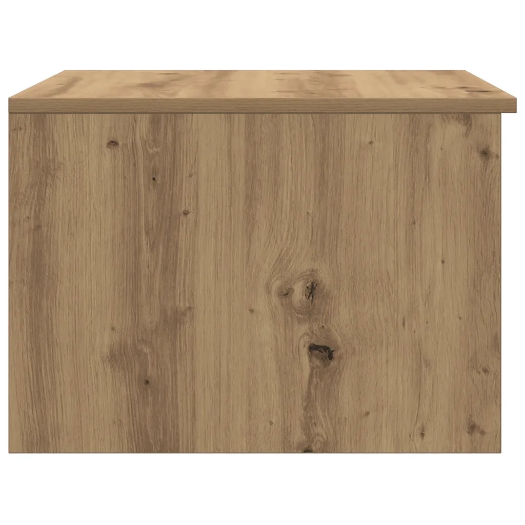 vidaXL Tavolino da Salotto Rovere Artigianale 50x50x36 cm Truciolato