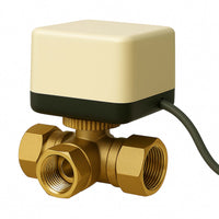 Valvola di zona motorizzata a tre vie serie DQ320 220VAC DN20 26.9 mm (3/4")