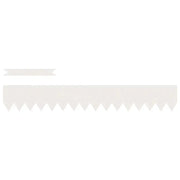 Bordura per Prato 10 pz Bianco 100 x 0,05 x 15 cm CFW9799161