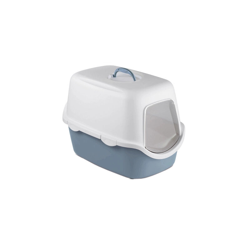 TOILETTE CATHY BLU ACCIAIO/BIANCO