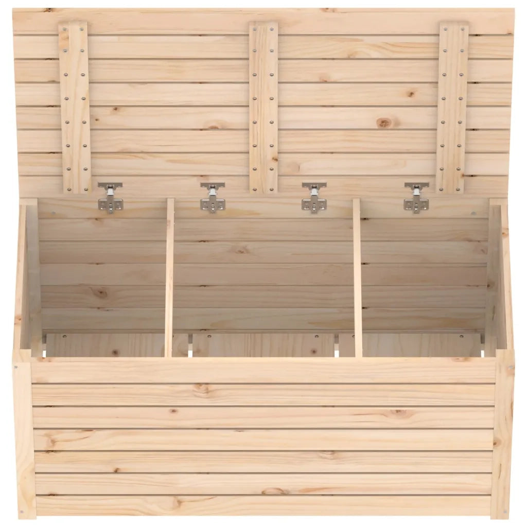 Contenitore Giardino 101x50,5x46,5 cm Legno Massello di Pino 823948