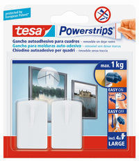 tesa powerstrips 2 ganci autoad. per quadri cod:ferx.90805