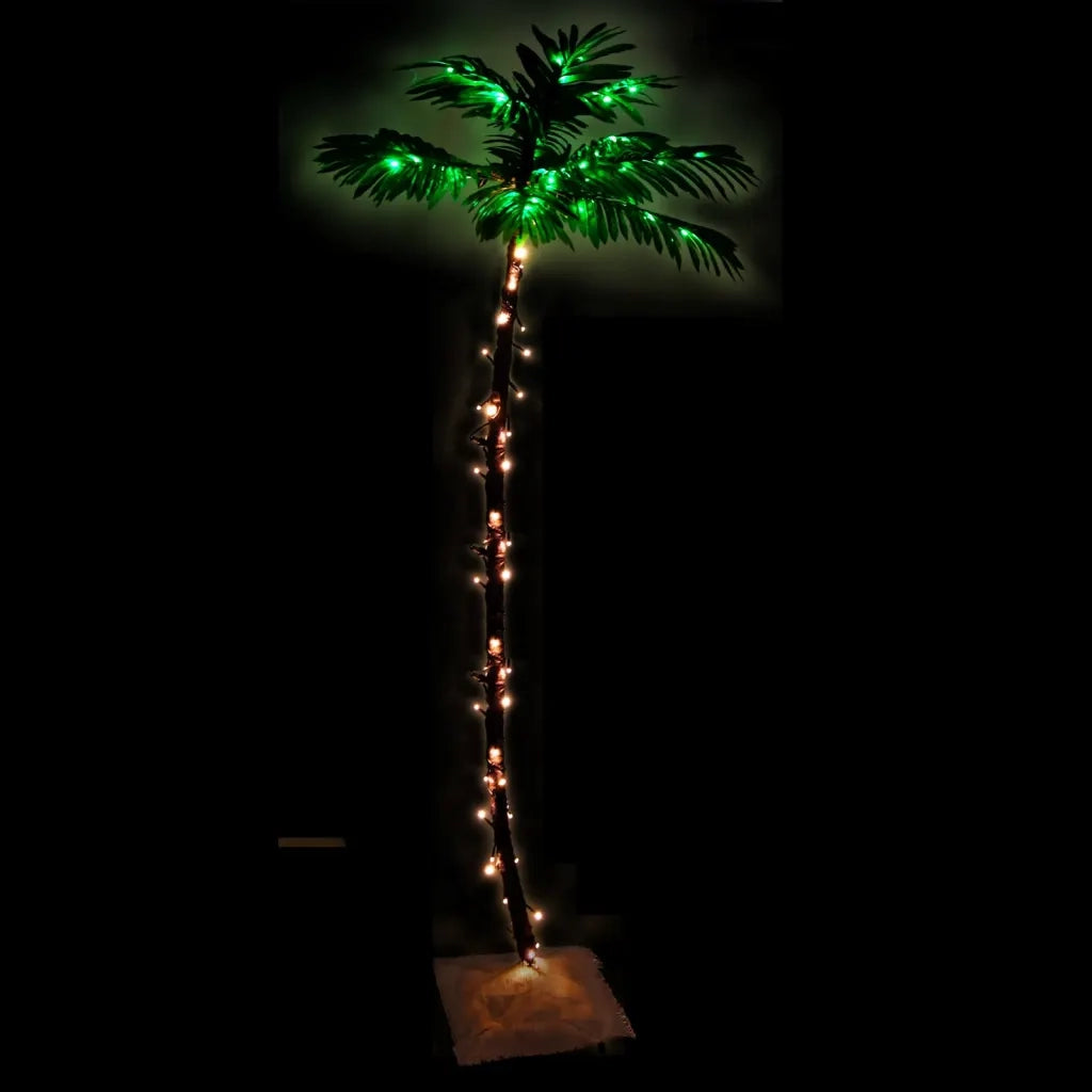 Palma con LED Bianco Caldo 96 LED 180 cm CFW1060410