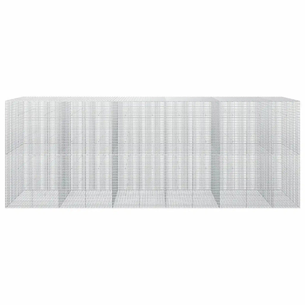 Gabione con Filo da 3,5 mm e Rete da 5x2,5 cm 550x50x200 cm 3461909