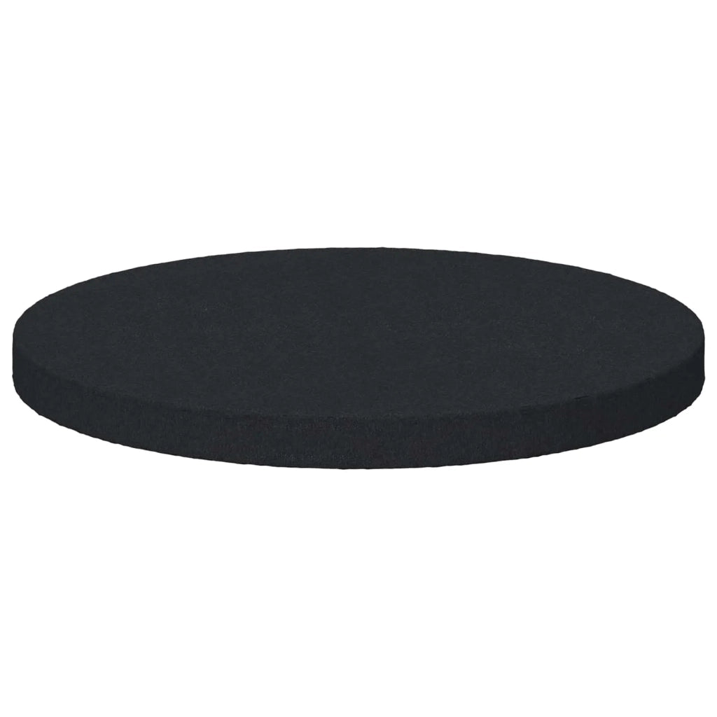 Pannelli per Piedi di Mobili 2 pz Nero ? 30 x 2 mm EVA CFW1346065