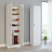 Molteno, Armadio Multiuso Grande Modulabile, 96x180h cm Bianco