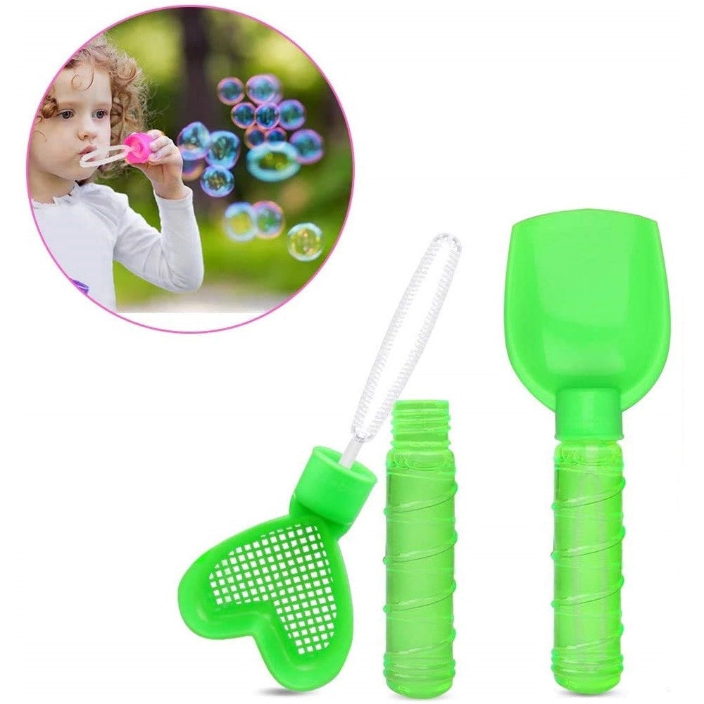 Trade Shop - Set 4pz Bacchette Per Bolle Di Sapone Con Testa Attrezzo Spiaggia Gioco Bambini 3+ 6560330 -