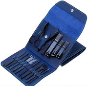 Set di manicure e pedicure in lusso - con custodia - set di regalo per uomo e donna