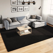 Tappeto a Pelo Corto HUARTE Morbido e Lavabile Nero 240x340cmcod mxl 133950
