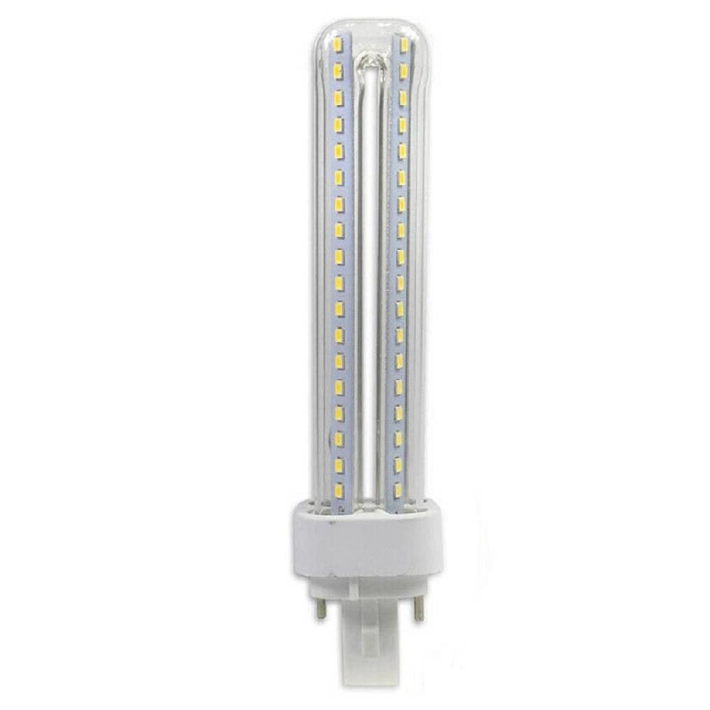 Trade Shop - Lampadina Led G24 15 W 2 Pin Lampada Tubolare Luce Fredda Calda Naturale G2415w - -bianco Freddo      -