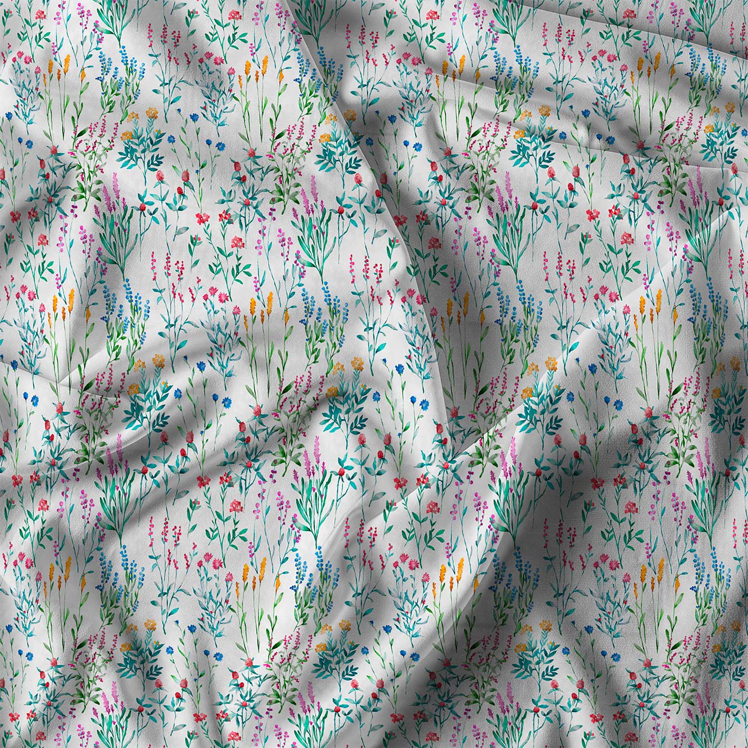 Copripiumino Matrimoniale con Federe Stampato in Puro Cotone Sereni