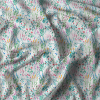 Copripiumino Matrimoniale con Federe Stampato in Puro Cotone Sereni