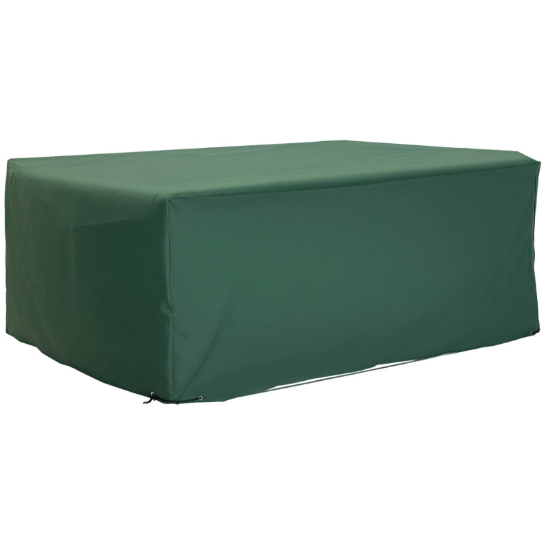 Telo di copertura impermeabile per mobili da giardino 210 x 140 x 80 cm, verde, tessuto Oxford 600D