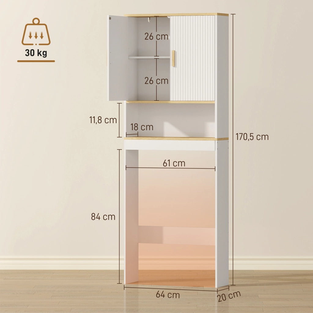 Mobile WC ¨C zephmum ¨C Bianco 64x20x170.5cm