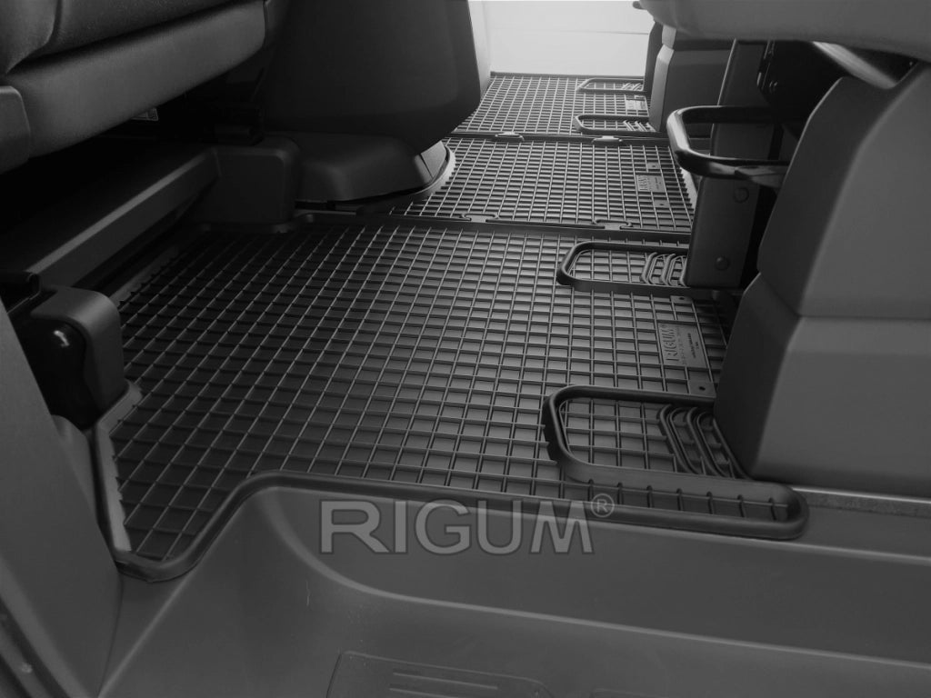 Tappeti in Gomma per VW Transporter T7 MULTIVAN dal 2022-  2 FILA