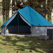 Tenda Familiare Tipi per 6 Persone-Tenda da campeggio Blu Impermeabile 162104