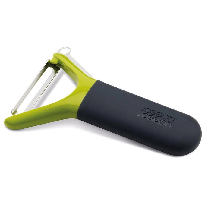 Joseph Joseph Pelapatate Girevole con Lama in Acciaio Inox Manico Antiscivolo Grigio-Azzurro