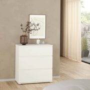 Cassettiera atre Aski, colore bianco, cm 76 x 83 x 40