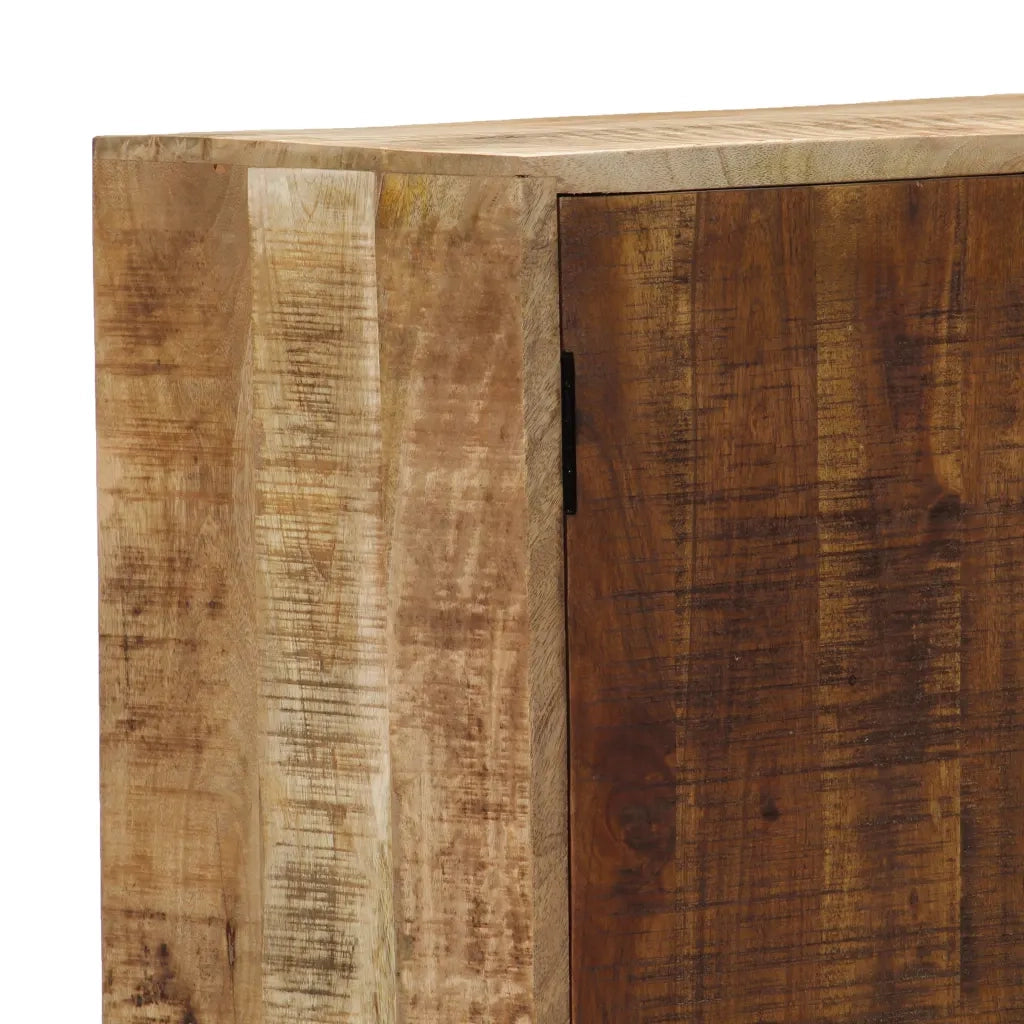 Credenza | Madia | Buffet da pranzo | Armadio da pranzo 88x30x73 cm in Legno Massello di Mango