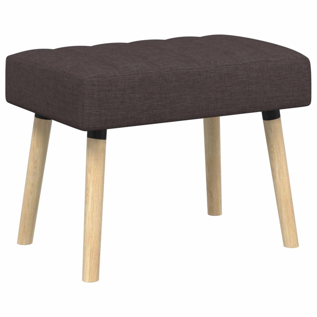 Panchina trapuntata a canale Marrone Scuro 60 x 40 x 45 cm 42038463