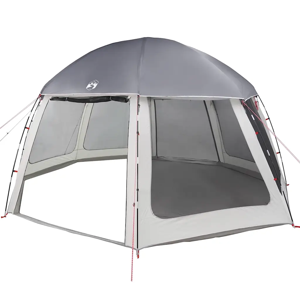 Tenda da piscina con Patta Rimovibile&Pareti in Rete 510x510 cm 4100636