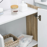 Mobile Armadietto 2 Ante 60x25x90 cm in Truciolare  Bianco