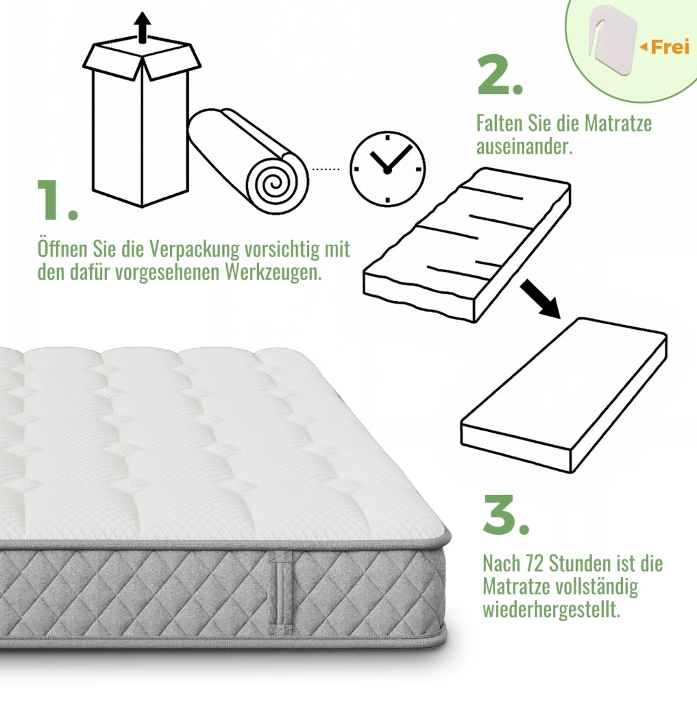 Letto imbottito 90x200 cm grigio scuro con materasso H3