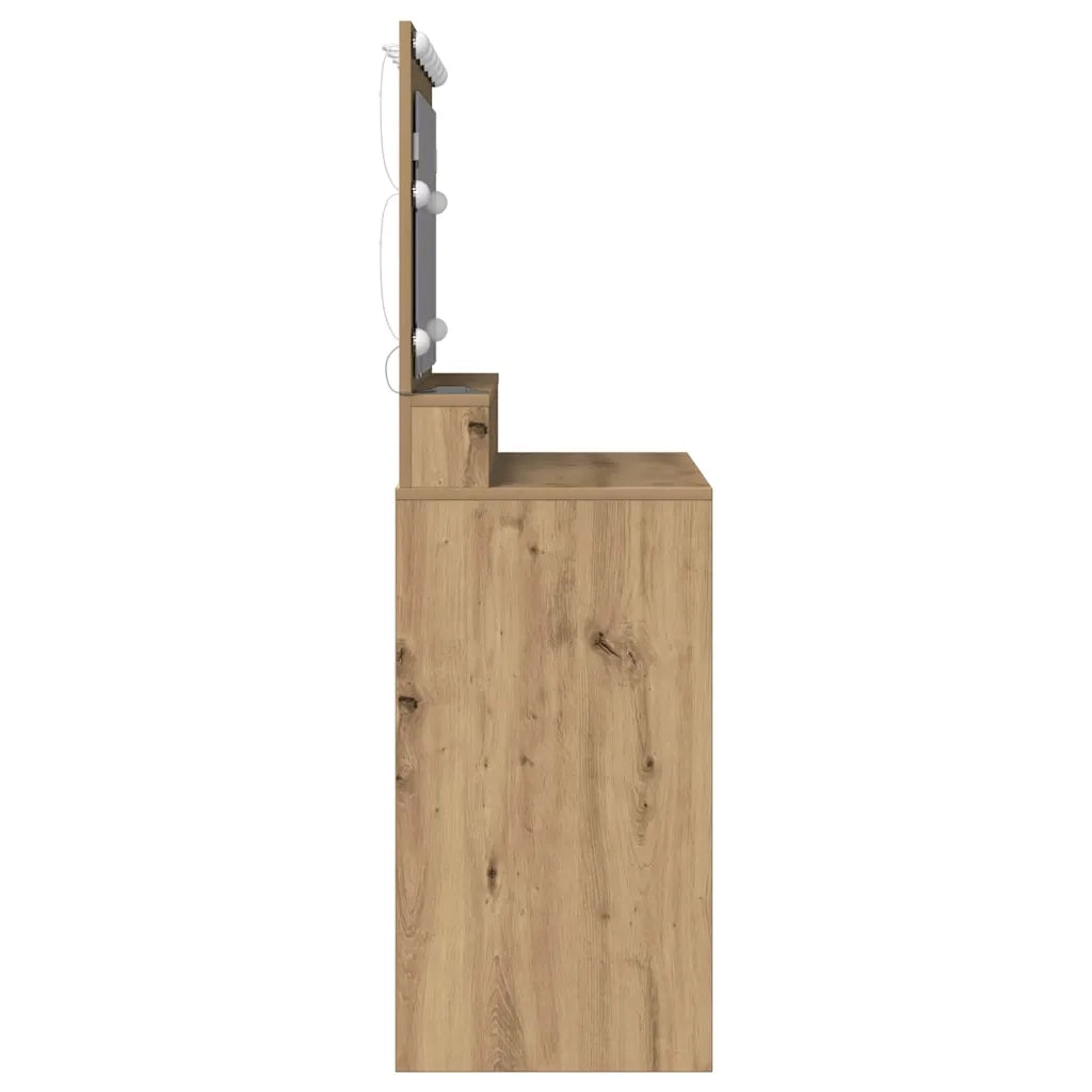 Toeletta | Tavolo da Trucco Rovere artigianale 100 x 41 x 135 cm