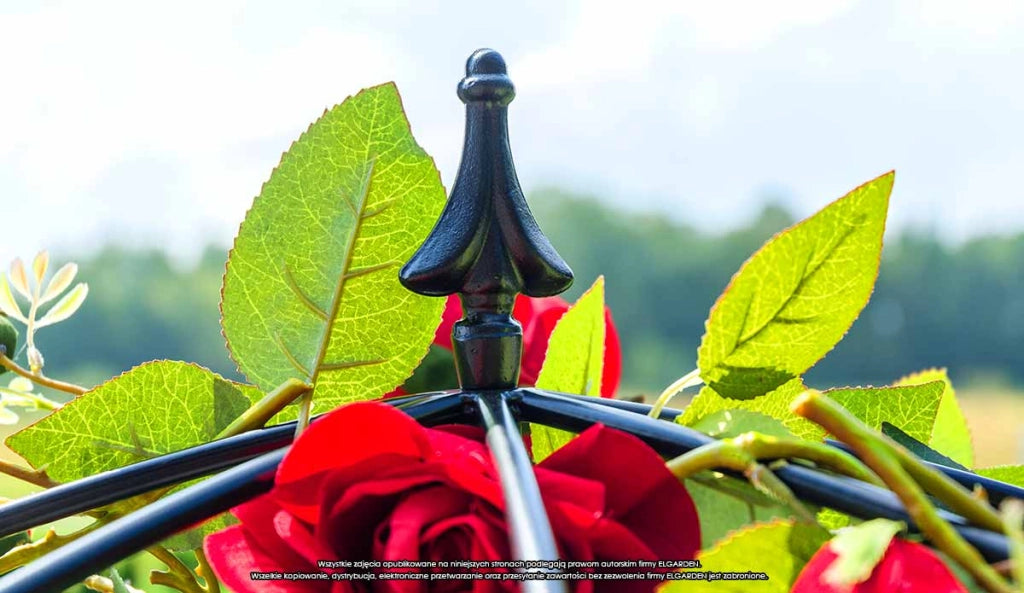 Supporto per ombrellone da giardino KADAX per rose, rampicanti, edera, pergola in metallo, 190 cm