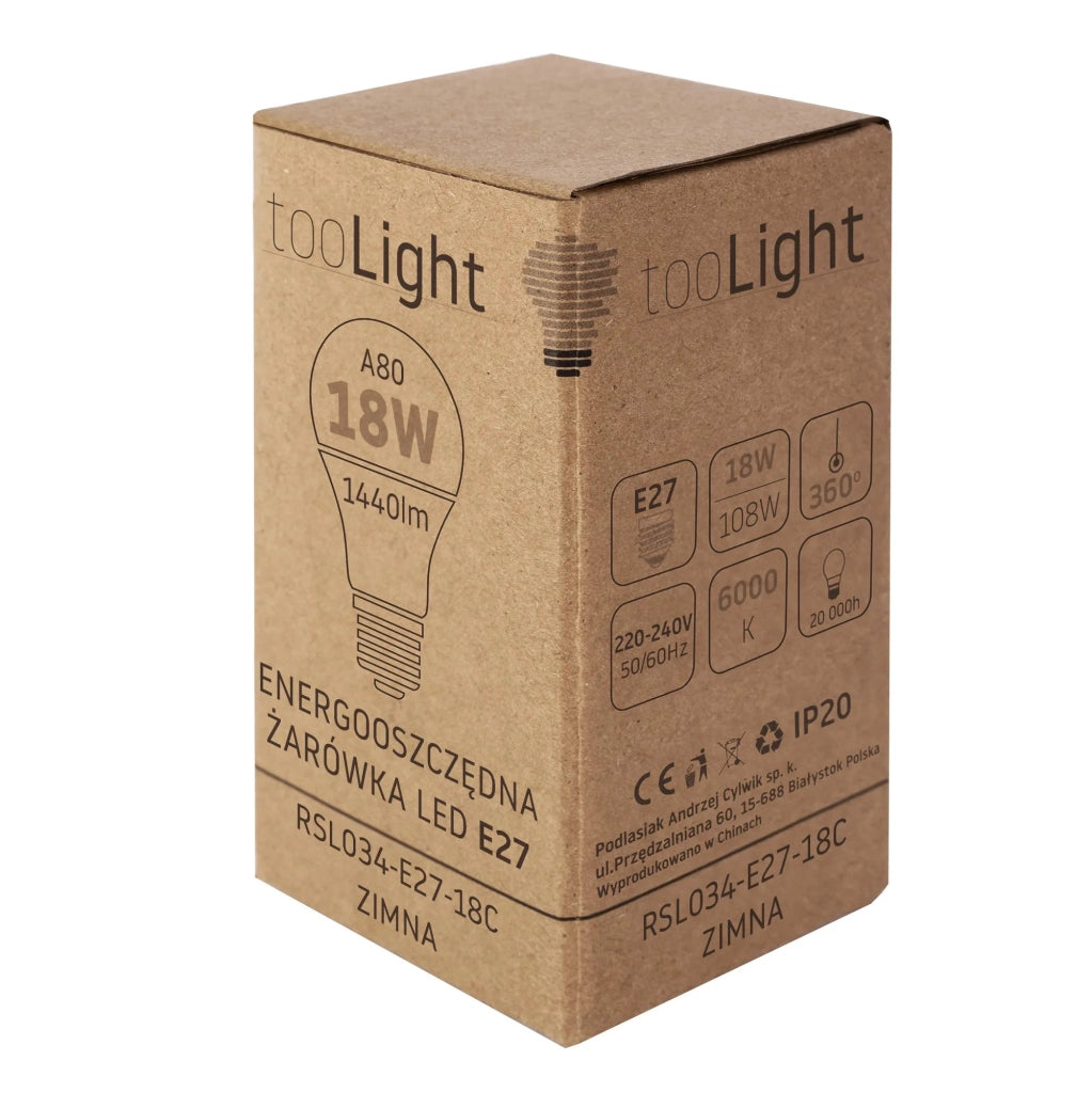 Bulbo Led Rsl034 E27 18w Cold