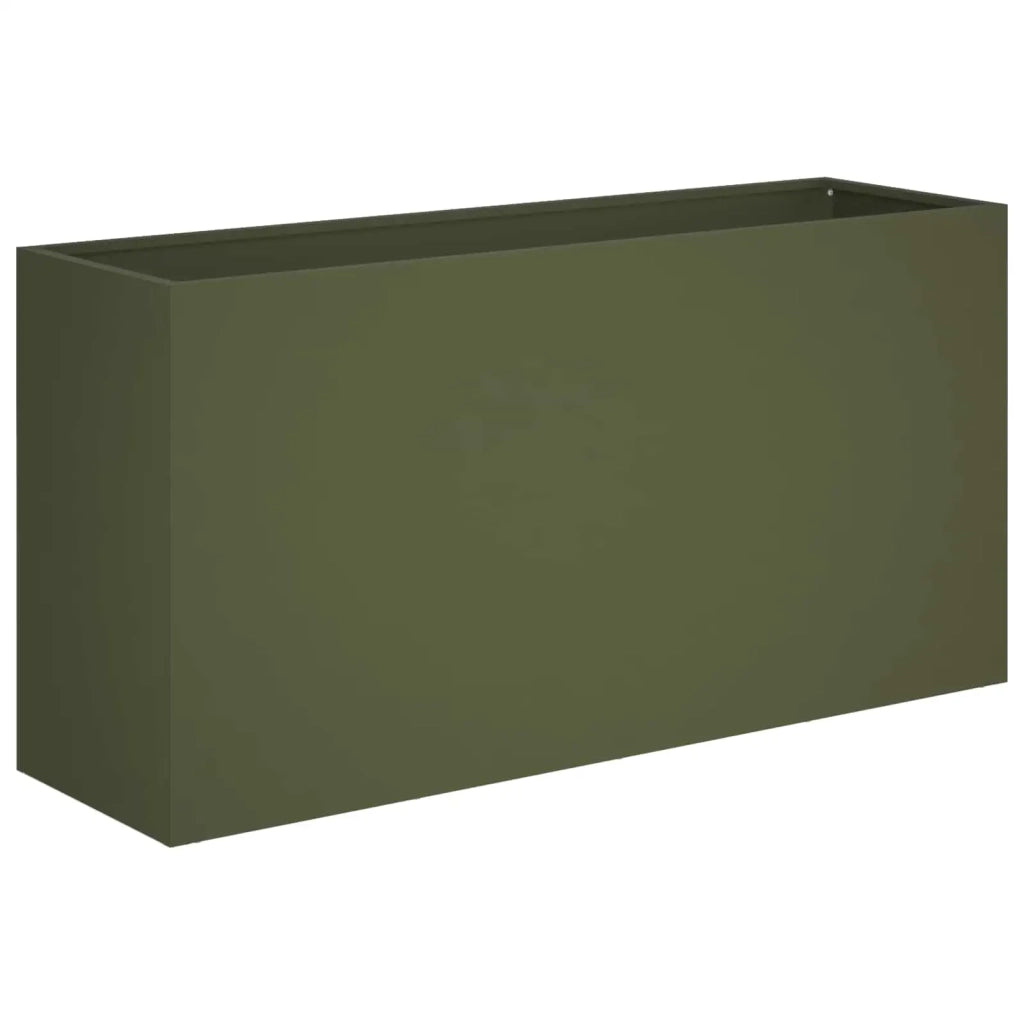 Vaso da giardino Verde Oliva 100 x 30 x 40 cm 8005616