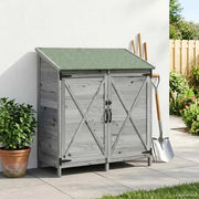 Capanno da Giardino Grigio 106 x 56 x 113,5 cm 42033474