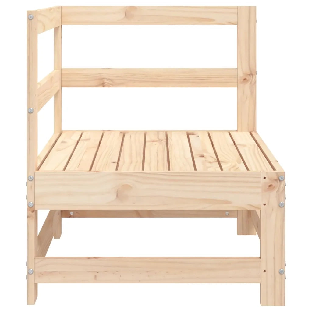 Divano Angolare da Giardino in Legno Massello di Pino 825471