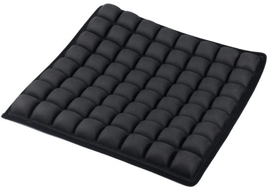 Cuscino di sedia 3D - Cuscino aereazione - Cuscino ortopedico - Cuscino contro la storta - Cuscino per sedia - Cuscino auto - Progetto ventilato 45x45x2 cm - Cuscino di decompressione