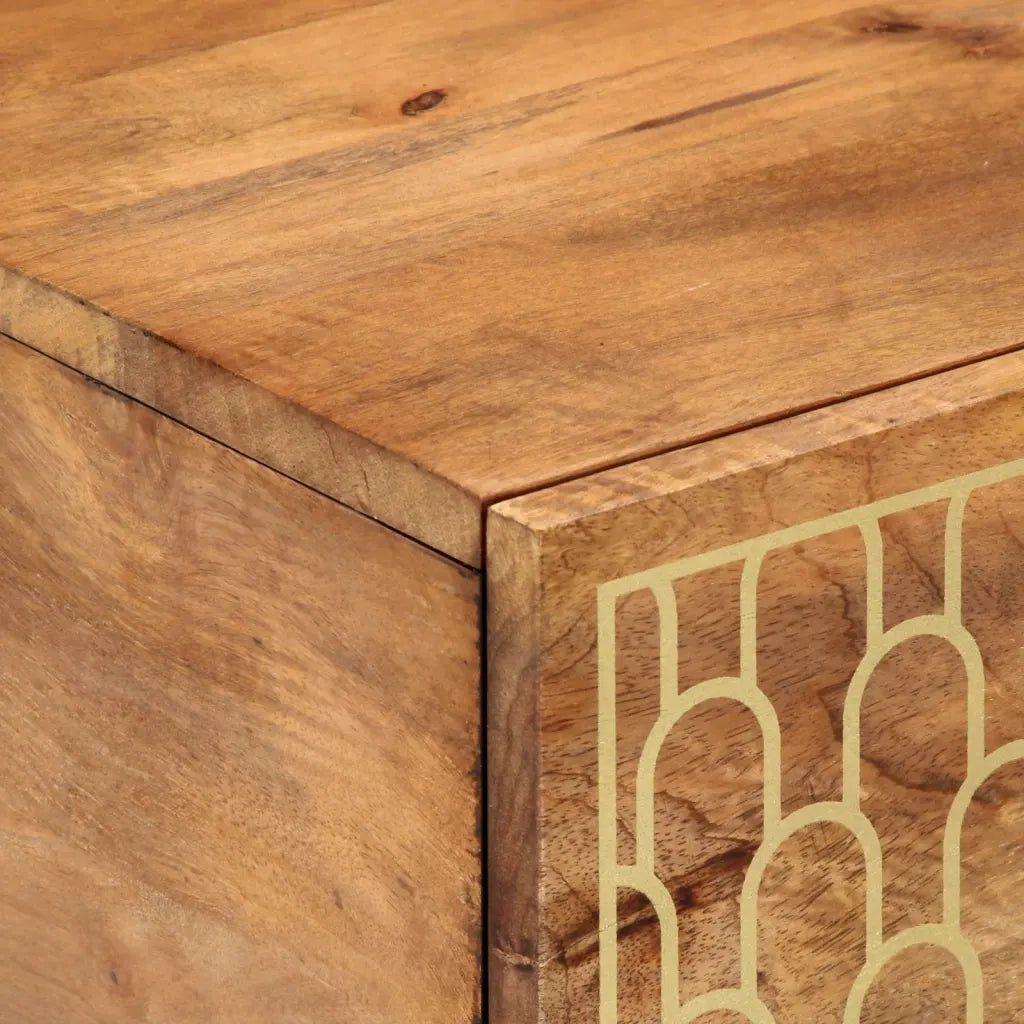 vidaXL Tavolino da Salotto 80x50x40 cm Legno Massello di Mango