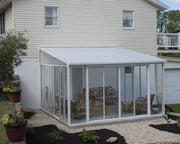 Pergola Chiusa in Alluminio San Remo 4X4.4 m Bianco