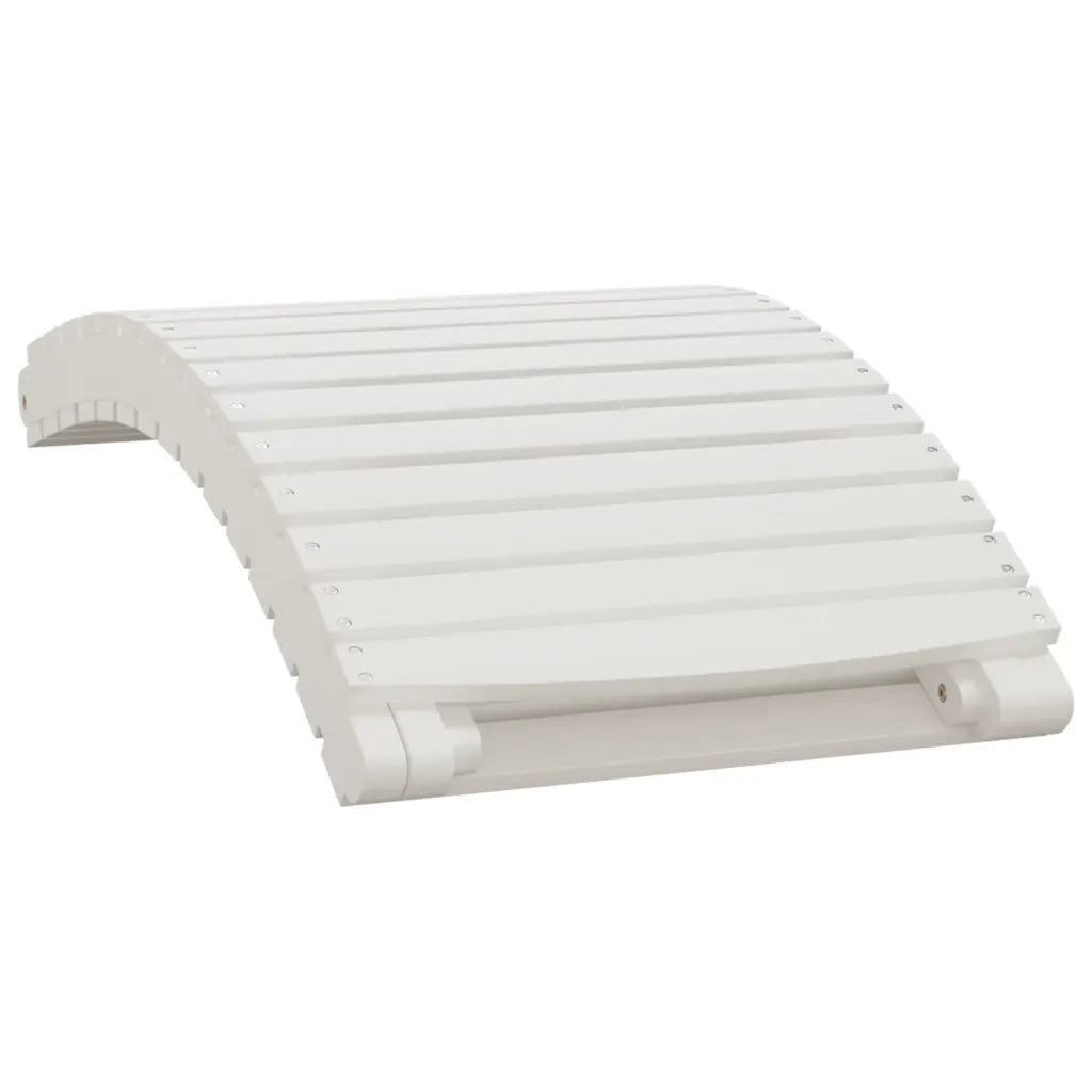 Lettini 2 pz Bianchi 184x55x64 cm Legno Massello di Acacia 3155470