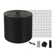 Veloce protezione per pannelli solari - Telaio 15,2 cm x 2,54 m - Distanza tra le maglie 1,27 cm - 60 Clip di fissaggio in acciaio inox - Rivestimento antiruggine in PVC - Protezione contro uccelli e passeri.
