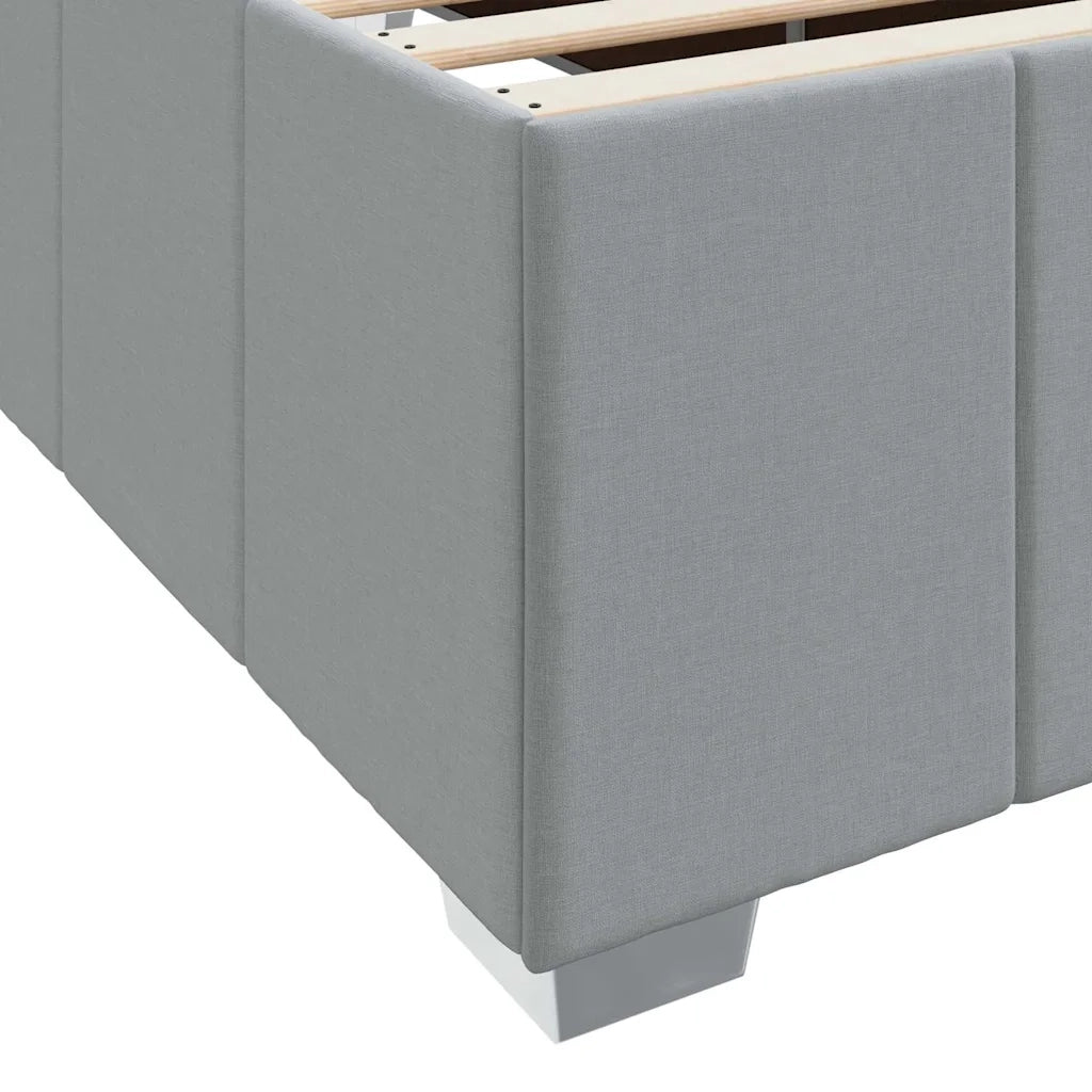 Struttura del letto Grigio chiaro 160 x 200 cm Tessuto 3398293
