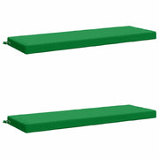 Cuscini per Panchina a 2 Pezzi SOEST 2 pz 100% Poliestere Verde 950281