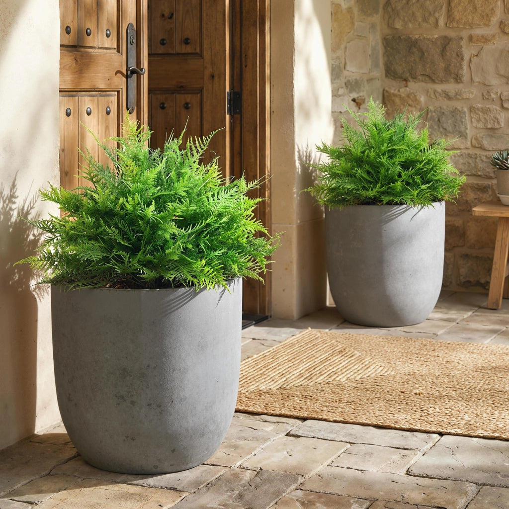 Set di 2 piante artificiali Boston Fern ¨C zephmum ¨C verde 60 cm