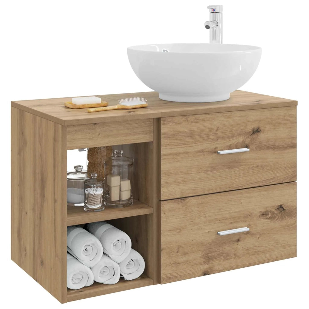 Set di mobili per il bagno 2 pcs Rovere Artigianale 3403919