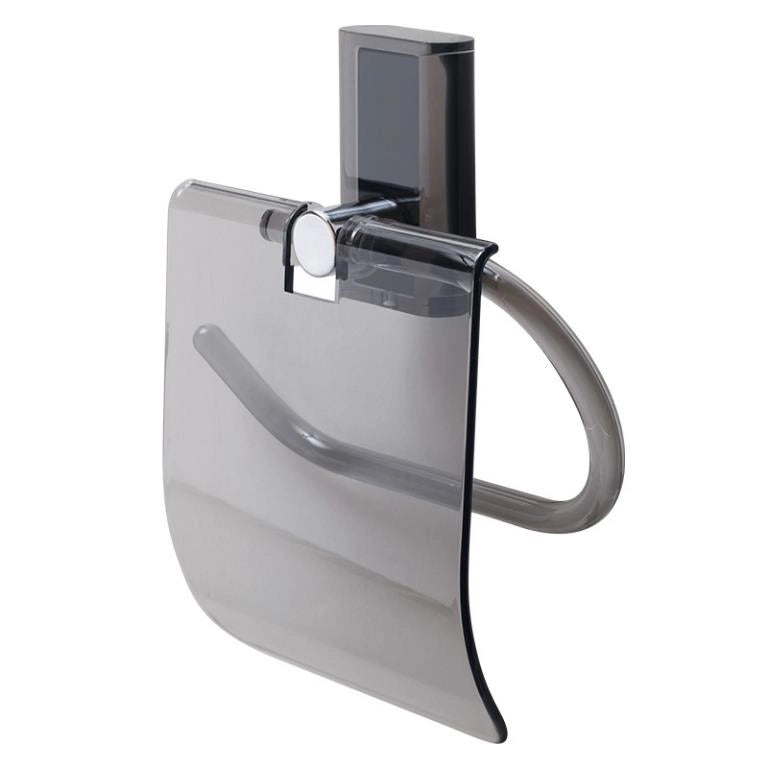 Portarotolo carta igienica da parete muro grigio eliplast