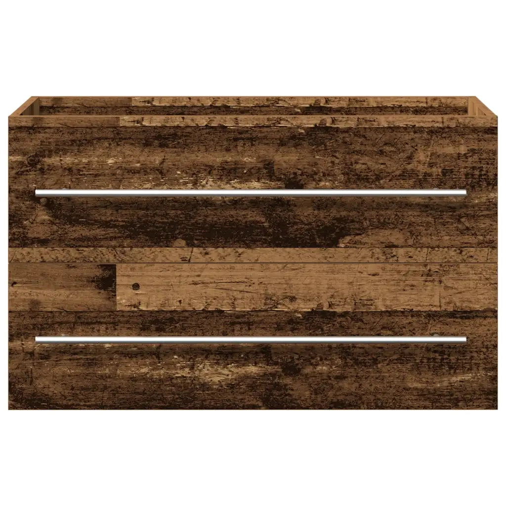 Mobile Lavabo Bagno Legno Antico 80x38,5x48cm Legno Multistrato 862533
