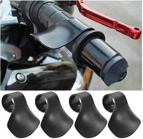 Sostegni per motocicletta - Assistente del pedale - Design antiscivolo - Regolazione girevole - 4 pezzi - Materiale: ABS