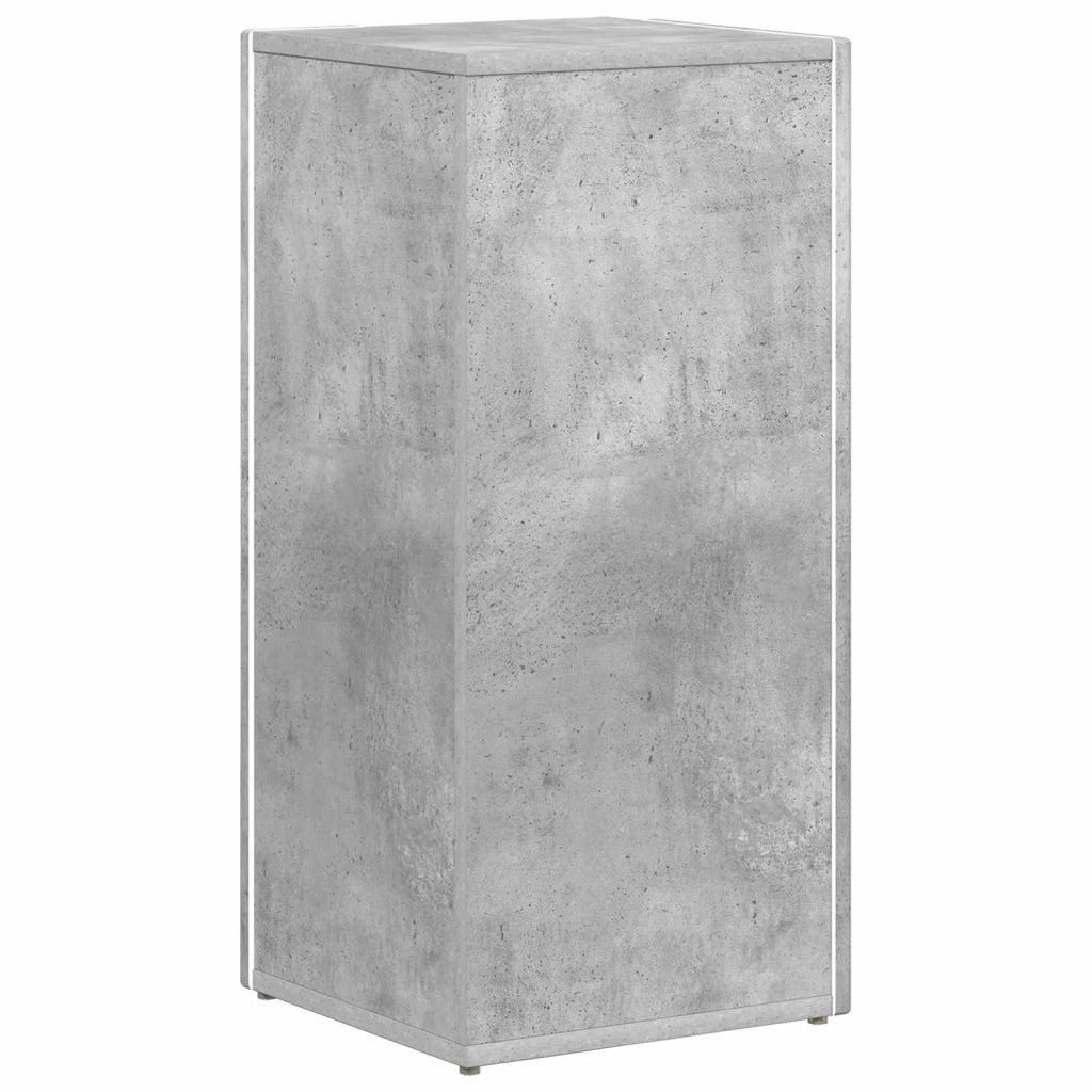 Mensola laterale Grigio cemento 33 x 32 x 70,5 cm CFW1463405