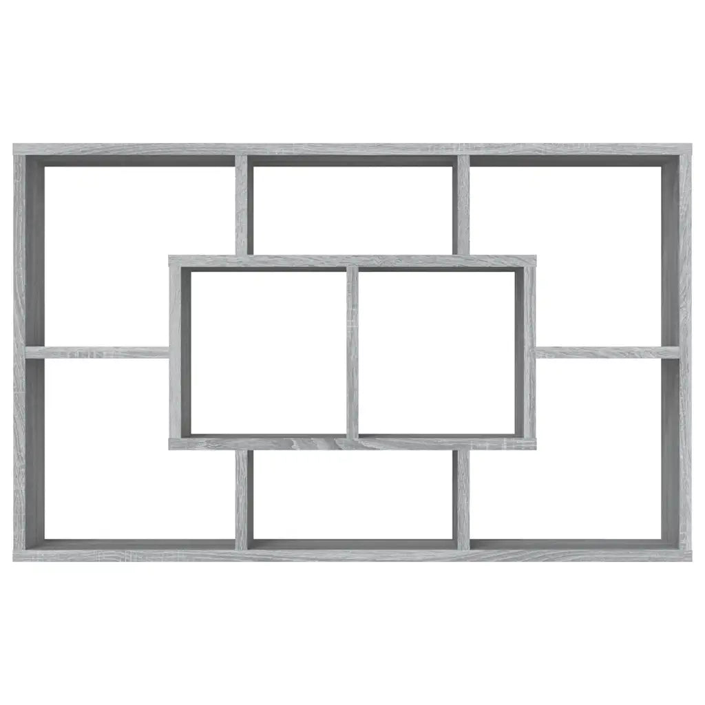 Mensola a Muro Grigio Sonoma 85x16x52,5 cm in Legno Multistrato CFW4973202