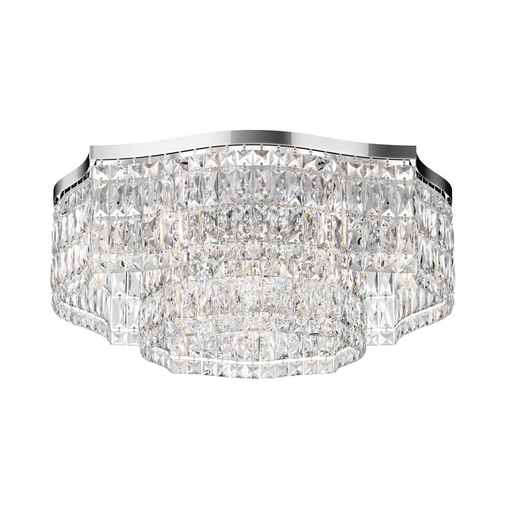 Maytoni Plafoniera Contemporanea Dune 10 luci E14 cromo metallo cristallo