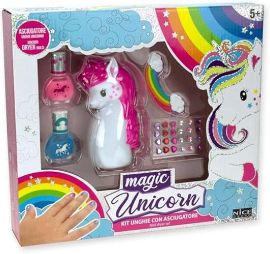 Magic Unicorn Make up Trousse, Set di Trucchi per bambini con Ombretti e Lucidalabbra,Nice Group, Eta 5+